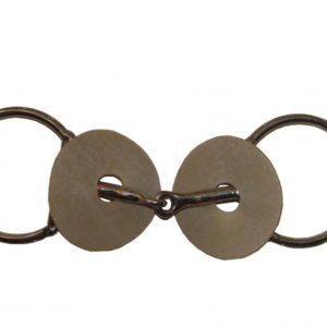 Bridão de Aço Inox Modelo D com Bocal de Ferro com Cobre e Protetor