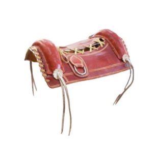 Arreio Banana JC com Meia Argola de Metal sem Travessao Cores: Havana