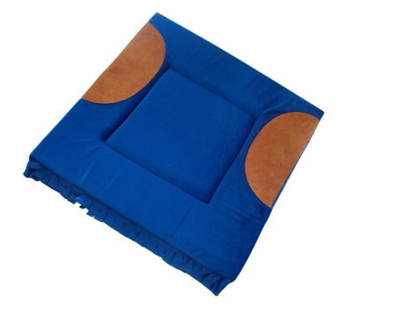 Manta para Sela Americana Azul com Feltro 73x80