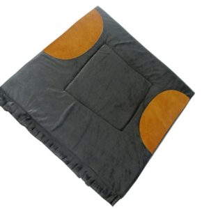 Manta para Sela Americana Cinza com Feltro 73x80