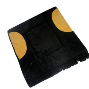 Manta para Sela Americana Preta com Feltro 73x80