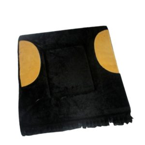 Manta para Sela Americana Preta com Espuma 73x80