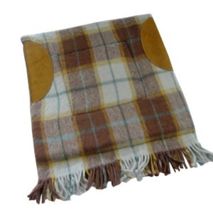 Manta para Sela Americana Xadrez Cores com Espuma 73x80