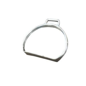 Estribo de Aço Inox Argolão 100x1/4 Duplo com Meia Chapa