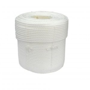 Corda para Laço Polipropileno Macia Branca 10mm Torcida Aprox. 220mt/15
