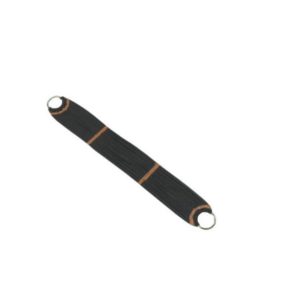 Barrigueira de Algodão Cinza 24 Fios com Argola de Metal 2.1/2 Polegadas