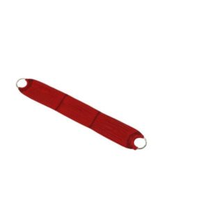 Barrigueira de Algodão Vermelha 20 Fios com Argola de Metal 2.1/2 Polegadas