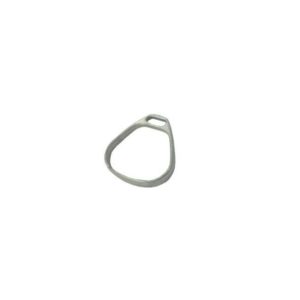 Estribo de Alumínio Oval Polido com Passador de 38mm