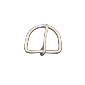 Fivela de Aço Inox Chata para Sela 1/2 Argola 75mm 3 Polegadas