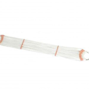 Barrigueira de Polipropileno Branca 22 Fios com Argola de Metal 2.1/4 Polegadas