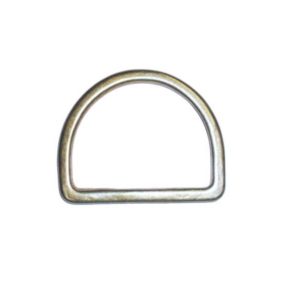 Meia Argola de Metal Mexicana T Ramaili Niquelada 75mm 3 Polegadas