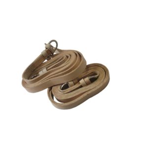 Loro de Sola Tanino 32mm com Argola Metal Chata Niquelado