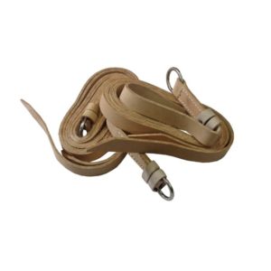 Loro de Sola Tanino 42mm com Argola Metal Chata Niquelado