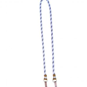 Rédea de Algodão Tricolor com Argola de Ferro