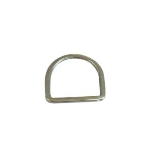 Meia Argola de Aço Inox 1/4 Chata para Sela 51mm 2 Polegada