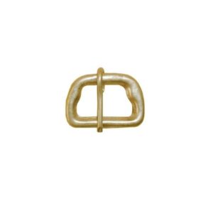 Fivela de Metal Amarela para Barrigueira de  Couro 033 51mm 2 Polegadas