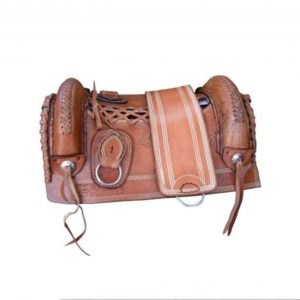 Arreio Banana Especial Oleado Trabalhado com Argola de Aco Inox com Travessao