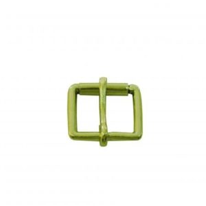 Fivela de Metal Amarela 38mm 1.1/2 Polegada com chapa