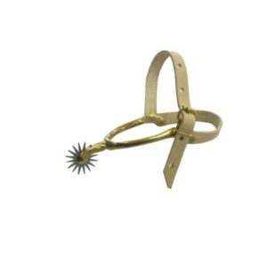 Espora de Metal Amarela 3120 Leve com Fivela com Correia