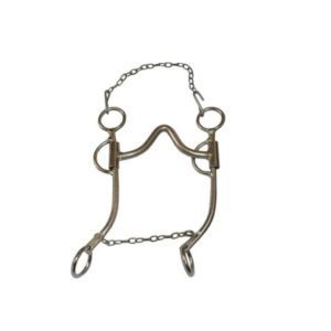 Freio de Ferro Niquelado Gaúcho com Bocal Alto