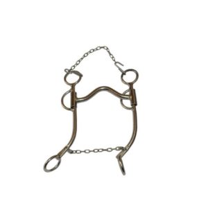 Freio de Ferro Niquelado Gaúcho com Bocal Baixo