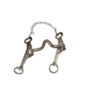 Freio de Ferro Niquelado Modelo L com Bocal Alto Pesado