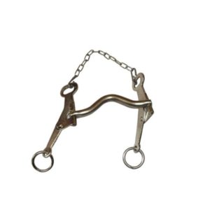 Freio de Ferro Niquelado Modelo L com Bocal Baixo Pesado