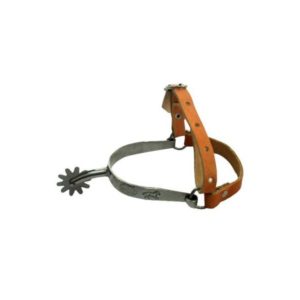 Espora de Aço Inox Chapa Trabalhada com Correia