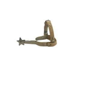 Espora de Ferro Niq. para Montaria Profissional com Correia