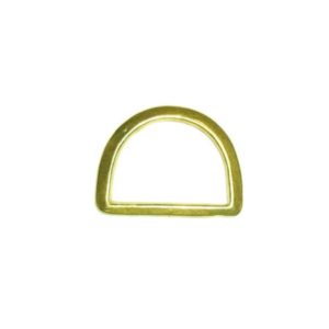 Meia Argola de Metal Mexicana Amarela 75mm 3 Polegadas