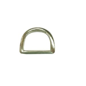 Meia Argola de Metal Mexicana Lixada e Polida Niquelada 65mm 2.1/2 Polegadas