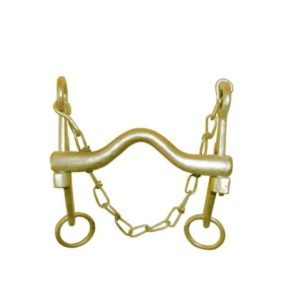 Freio de Metal Amarelo Modelo L com Bocal Baixo