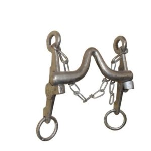 Freio de Metal Niquelado Modelo L com Bocal Alto