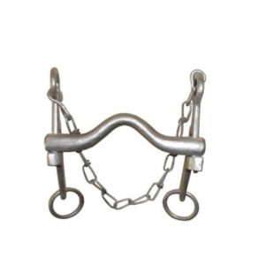 Freio de Metal Niquelado Modelo L com Bocal Baixo