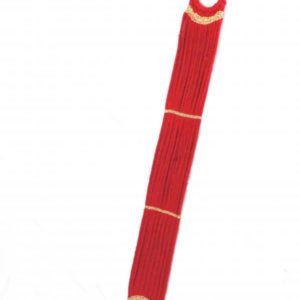 Barrigueira de Algodão Vermelha 14 Fios com Argola de Ferro 1.3/4 de Polegada