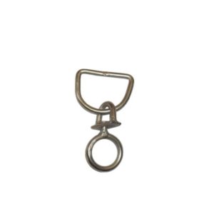 Girador de Ferro 5/16 Niquelado Comum com Meia Argola 70mm 2.3/4 Polegada