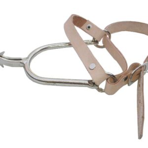 Espora de Ferro Niq. J.C 07 Pontas 5/16 com Argola com Correia