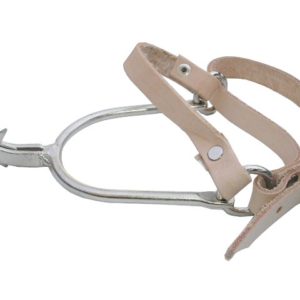 Espora de Ferro Niq. J.C 07 Pontas 1/4 com Argola com Correia