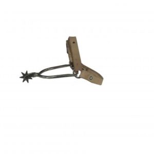 Espora de Ferro 1/4 Niq. Infantil Roseta 07 Pts com Correia