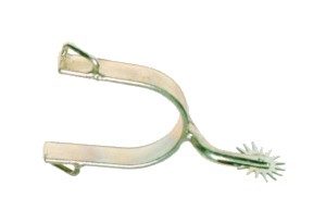 Espora de Ferro Niq. para Doma sem Correia