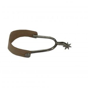 Espora de Ferro Niq. J.C 07 Pontas com Botão com Correia