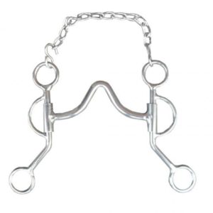 Freio de Aço inox Gaucho Pequeno com Bocal Alto