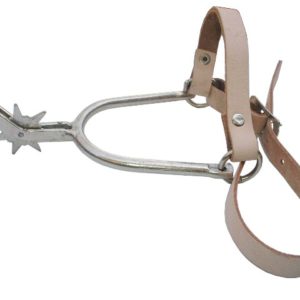 Espora de Ferro Niq. Bico de Arara 5/16 com Argola com Correia