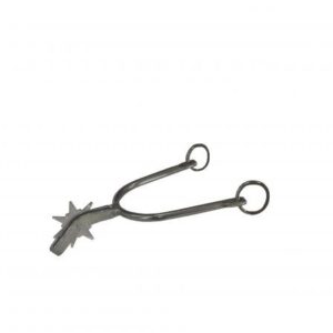 Espora de Ferro Niq. Bico de Arara 1/4 com Argola sem Correia