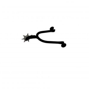 Espora de Ferro B.C BURITI 5/16 Preta com Botão sem Correia