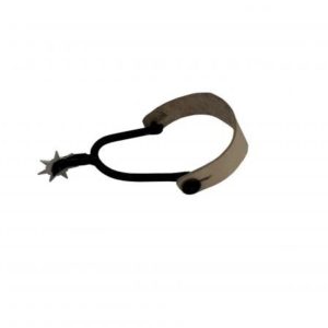 Espora de Ferro B.C BURITI 5/16 Preta com Botão com Correia