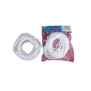 Laço PP Trançado 14mm Branco Curral 12 Mts