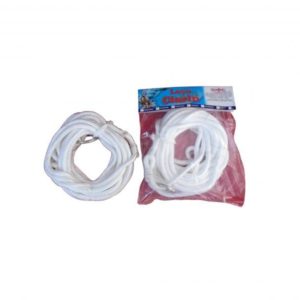 Laço Polipropileno 14mm Trançado Branco Curral 10 Mts