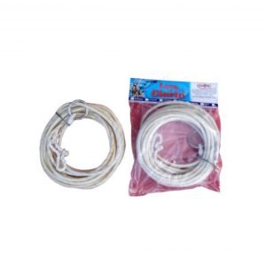 Laço Polipropileno 10mm Torcido CRN Cableado 15 Mts com Argola de Aço Inox