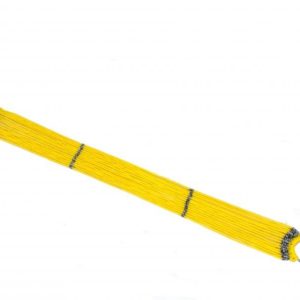 Barrigueira de Polipropileno Amarela 14 Fios com Argola de Metal 1.3/4 Polegada